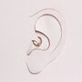 9ct Solid Gold Cz Ball Closure Helix Nose Ring, thumbnail 5 of 6