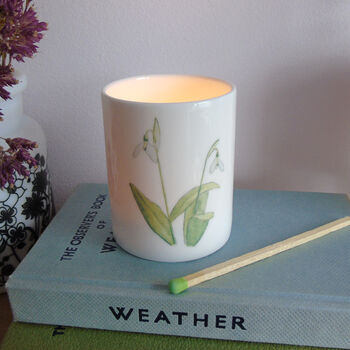 Snowdrop Tealight Candle Holder, 7 of 11