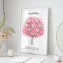 Personalised Grandchildren Tree Print Available In Six Colours, thumbnail 8 of 11