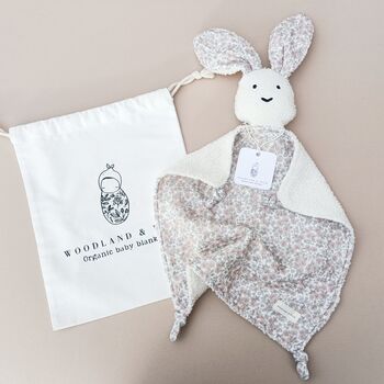 New Baby Gift, Bunny Comforter, 6 of 8