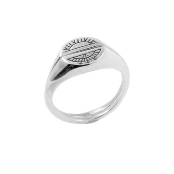 Sun And Moon Signet Rings Silver/Gold, 6 of 12