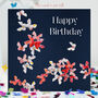 Butterfly Birthday Card With Cherry Blossom Design, thumbnail 1 of 11