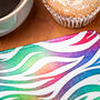 Disabled Blue Badge Parking Permit Wallet In Tiger Rainbow, thumbnail 2 of 11