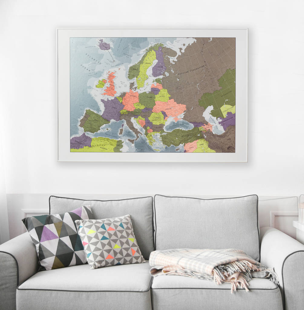 Europe Wall Map, 1 of 12