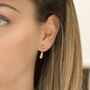 Rose Gold Plated Two Way Teardrop Stud Earrings, thumbnail 1 of 4