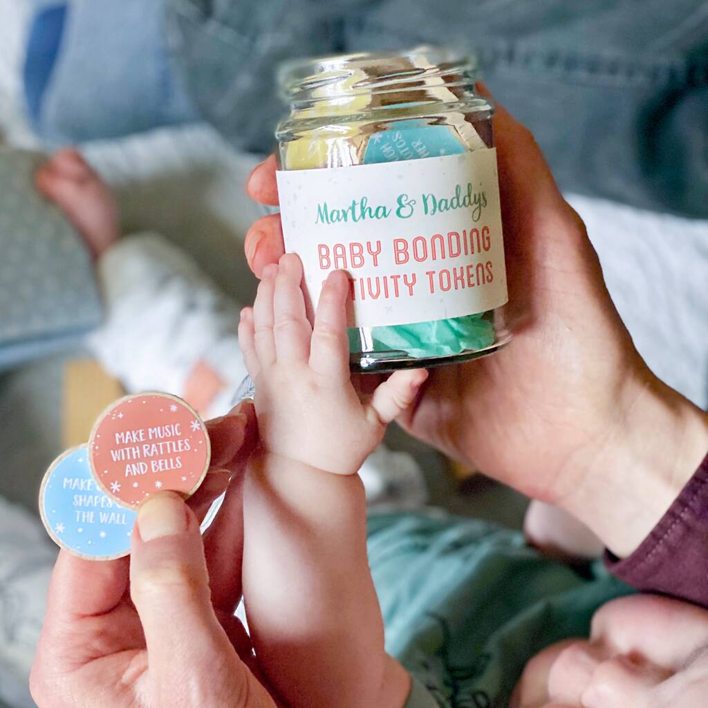 Personalised Bonding Tokens Jar For First Time Dad, 1 of 12