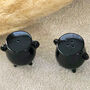 Black Cauldron Halloween Salt And Pepper Shakers, thumbnail 6 of 8