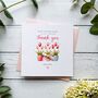 Handmade Potted Tulip Thank You Card, thumbnail 1 of 7