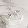 Sterling Silver Star Earring Studs, thumbnail 1 of 6