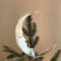 Crescent Moon Christmas Tree Topper, thumbnail 5 of 6