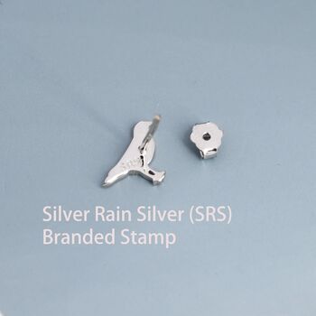 Crow Bird Stud Earrings In Sterling Silver, 7 of 11