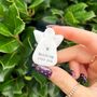 Tiny Marble Angel Watching Over You And Gift Pouch, thumbnail 1 of 4