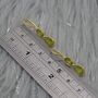 Peridot Teardrop Earrings: Silver Or Gold, thumbnail 9 of 9