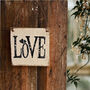 Handmade Wooden Love Sign, thumbnail 2 of 5