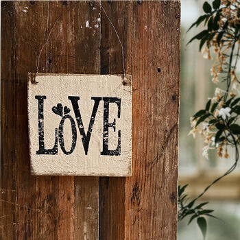 Handmade Wooden Love Sign, 2 of 5