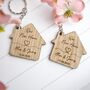 Personalised New Home Keyring – Custom “New Home” Gift For Couples And Families, thumbnail 2 of 6