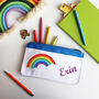 Rainbow Personalised Pencil Case, thumbnail 7 of 11
