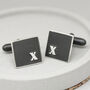 10th Anniversary Gift For Him. Roman Numeral Cufflinks, thumbnail 5 of 10