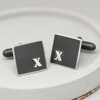 10th Anniversary Gift For Him. Roman Numeral Cufflinks, 5 of 10