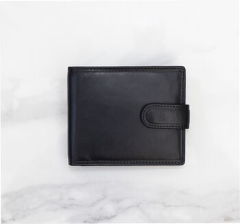 Personalised Luxury Waxed Leather Wallet Men's Gift, 3 of 7