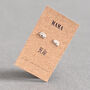 Mama Bear Earrings In Sterling Silver, thumbnail 1 of 10