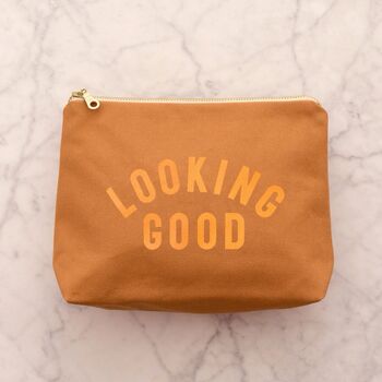 ‘Looking Good’ Men's Canvas Wash Bag, 9 of 12