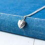 Tiny Heart Locket Necklace, thumbnail 1 of 8