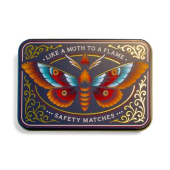 Match Tin Storage Box Candle Home Accessory Matches | Like A Moth, 3 of 6