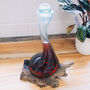 Molten Glass Red Wine Decanter Gift For Wine Lovers, thumbnail 3 of 7