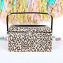 Personalised Leopard Print Sewing Box, thumbnail 3 of 4