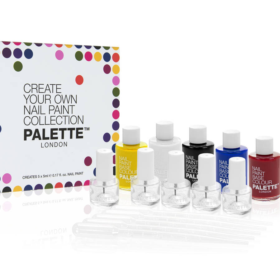 Create Your Own Nail Polish Collection 5pc By Palette London