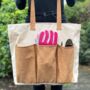 Stitch What You've Grown Vegetable Tote Bag Diy Kit, thumbnail 9 of 11