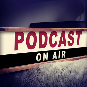 Illuminated Podcast On Air Lightbox Sign, 2 of 2