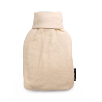 Luxury Natural Bamboo Hot Water Bottle, 2 of 7