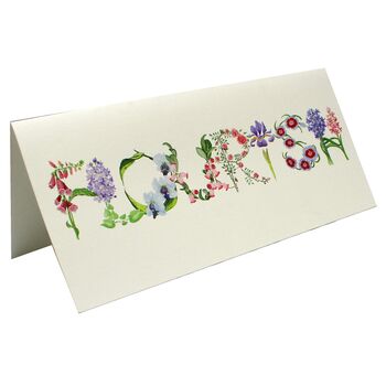 Botanical 'Flourish' Greetings Card, 2 of 3