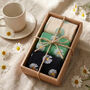 Shasta Daisy Socks Gift Box Set Ree Korean Cotton Blend, thumbnail 2 of 10