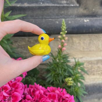 Handblown Glass Lucky Duck, 3 of 3