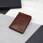 Personalised Leather Rfid Travel Card Holder, thumbnail 1 of 7