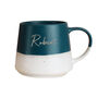 Personalised Blue Speckled Mug For Him, thumbnail 2 of 3
