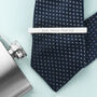 Personalised Rhodium Plated Tie Clip, thumbnail 4 of 8