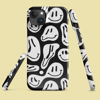 Melted Smiley Multiple Colour Options Snap Phone Case For iPhone And Samsung, 2 of 9