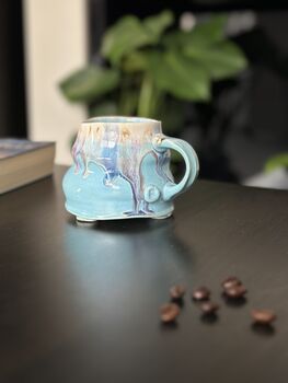 Porcelain Coffee/Tea Cup, Handmade By Marcel, 2 of 4