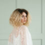 Beaded Bridal Capelet | Wedding Dress Cape, thumbnail 9 of 10