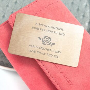Personalised Mother's Wallet Keepsake, 3 of 11