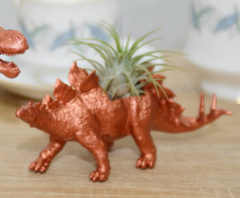 Hand Made Stegosaurus Dinosaur Planter, 5 of 5