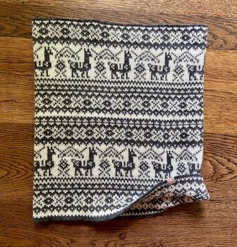 Alpaca Fair Isle Cowl / Snood / Gaiter, 9 of 11