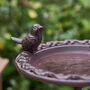 Vintage Scrolled Hearts Standing Bird Dish, thumbnail 4 of 5