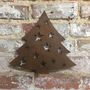 Rusted Metal Christmas Tree Decoration Sign, thumbnail 6 of 6