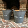 Ash Bucket And Kindling Bucket Fireside Set, thumbnail 1 of 4