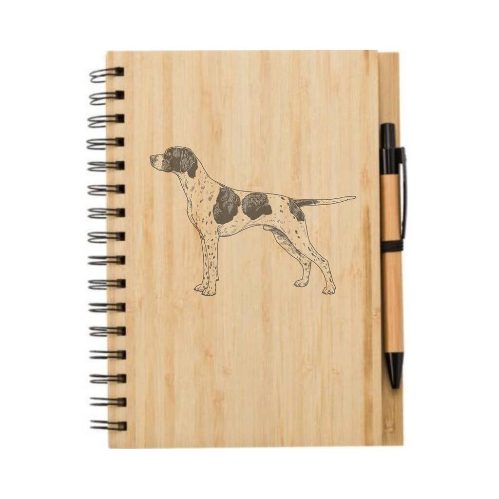 Personalised Pointer Engraved Notebook And Pen Set, 1 of 1